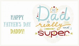 Happy Fathers day Daddy Greeting Card
