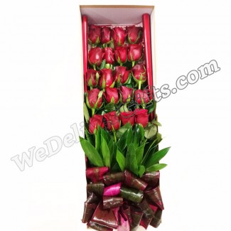 The 20 Roses in an elegant Box