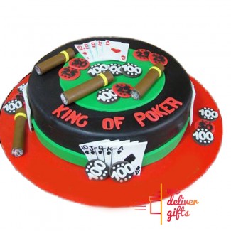 King of Poker Cake for Him