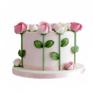Roses All arround the Cake
