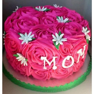Roses Mom Cake