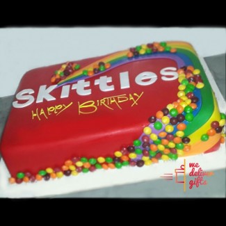 Skittles Cake