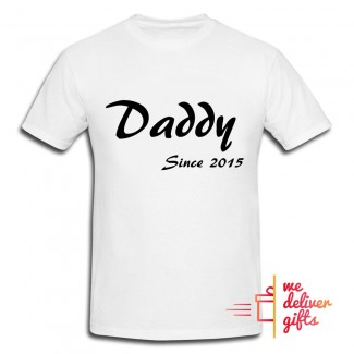 Daddy Since... Personalised Tshirt