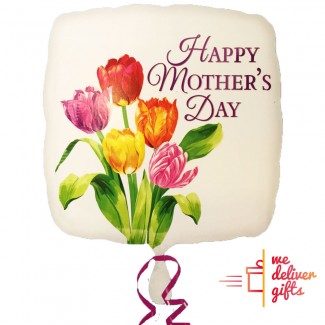 Mothers Day with printed Tulips Balloon