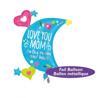 Love You Mom to The Moon And Back Balloon