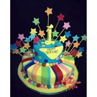 Birthday Stars Cake