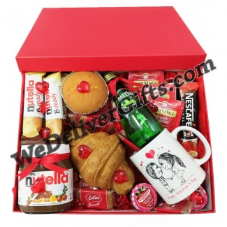 Valentine Breakfast RED BOX