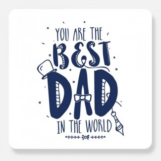 You are the Best Dad Postal Card